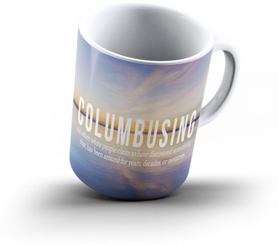 

Ucard Columbusing Wordplay789 Bone China, Ceramic, Porcelain Mug(325 ml), Multicolor