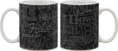 

Artifa Hello In Different Languages Porcelain, Ceramic Mug(350 ml), Multicolor