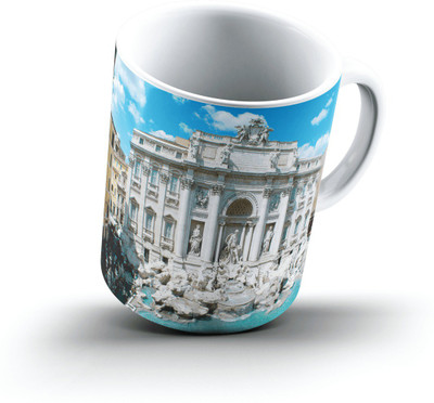 

Ucard Trevi Fountain Rome Italy2691 Bone China, Ceramic, Porcelain Mug(325 ml)