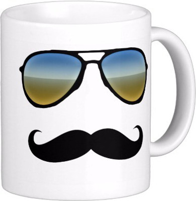 

Exoctic Silver Quoteds ooooo16 Ceramic Mug(300 ml), Multicolor