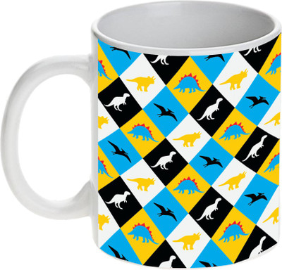 50% OFF on Prithish Dinosaur Design 3 Ceramic Coffee Mug(330 ml) 50% OFF on Prithish Dinosaur Design 3 Ceramic Coffee Mug(330 ml)