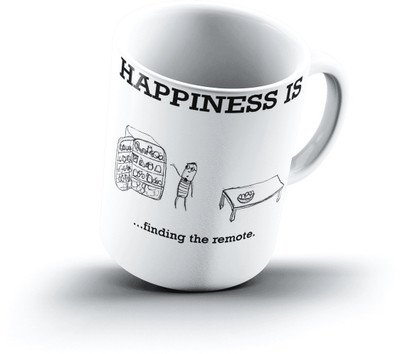 

Ucard Happiness Is2207 Bone China, Ceramic, Porcelain Mug(325 ml)