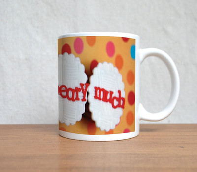 60% OFF on StyBuzz I love you beary much cupcake valentine Porcelain Coffee Mug(300 ml)