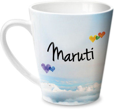 

Hot Muggs Simply Love You Maruti Conical Ceramic Mug(350 ml)