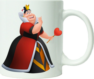 

Maison N Mode Alice Wonderland Queen Coffee Ceramic Mug(330 ml), Multicolor