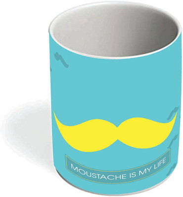 

Printelligent Printed design coffee mug -10121 Ceramic Mug(300 ml), Blue