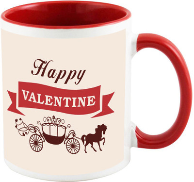

AllUPrints Lovely Valentines Day Present Red Ceramic Mug(325 ml)