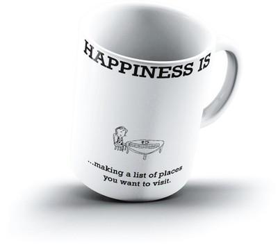 

Ucard Happiness Is1914 Bone China, Ceramic, Porcelain Mug(325 ml)