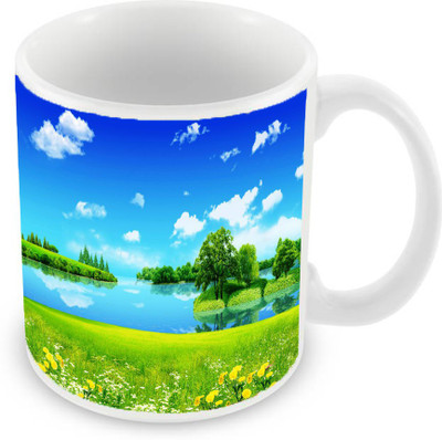 

Sleep Nature's SN-MG-564 Ceramic Mug(350 ml), Multicolor