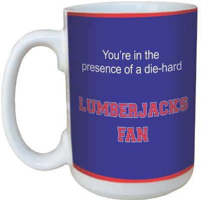 

Tree-Free Greetings Greetings lm44567 Lumberjacks College Football Fan Ceramic with Full-Sized Handle, 15-Ounce Ceramic Mug(60 ml), Multicolor