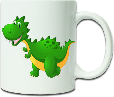 

Maison N Mode Croco Coffee Ceramic Mug(330 ml), Multicolor