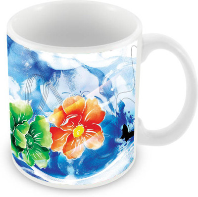 

Sleep Nature's SN-MG-2344 Ceramic Mug(350 ml), Multicolor