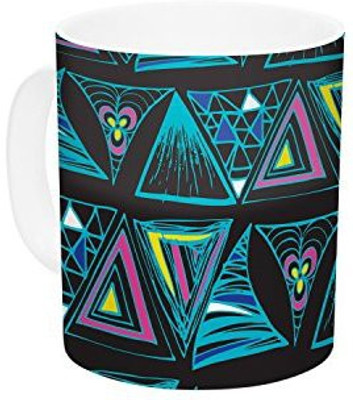 

Kess InHouse InHouse Anneline Sophia It's Complicated Ceramic Coffee, 11 oz, Multicolor Ceramic Mug(60 ml)