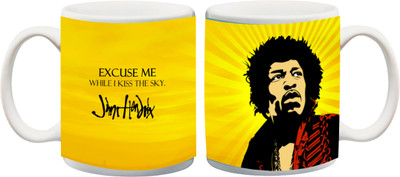 

Posterboy Jimi Hendrix Ceramic Mug(350 ml), Multicolor