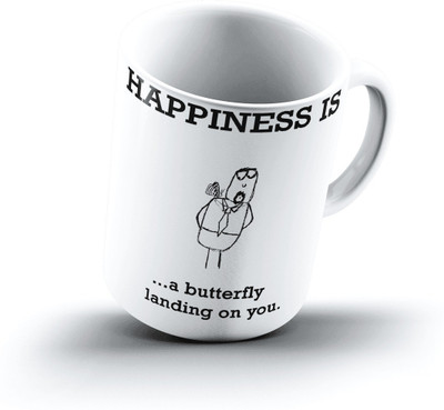 

Ucard Happiness Is1997 Bone China, Ceramic, Porcelain Mug(325 ml)