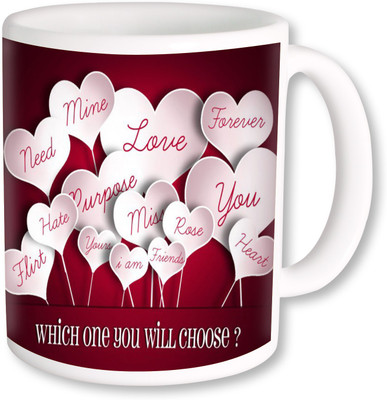 

PhotogiftsIndia Happy Valentine Day 09 Ceramic Mug(325 ml), Multicolor