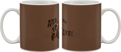 

Artifa Axe Guitarist Porcelain, Ceramic Mug(350 ml), Multicolor