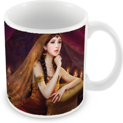 

Sleep Nature's SN-MG-2082 Ceramic Mug(350 ml), Multicolor