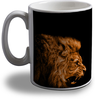 

Artifa Lion Shades Porcelain, Ceramic Mug(350 ml), Multicolor