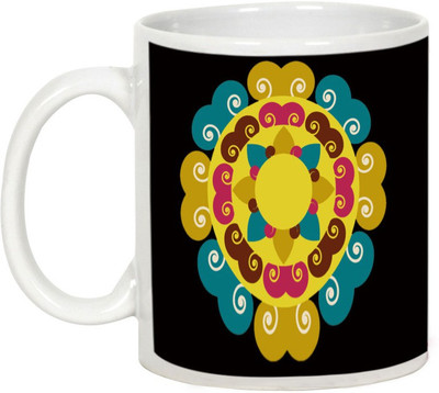

AllUPrints Gifts For Deepawali - Amazing Diwali Decoration Ceramic Mug(325 ml), White