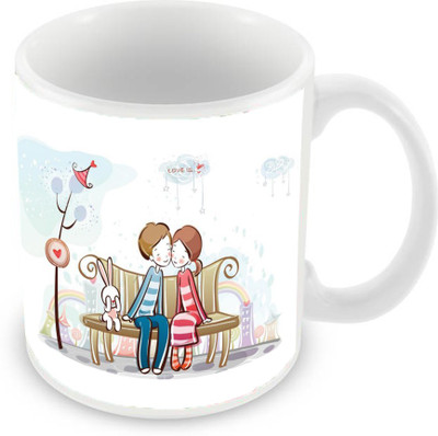 

Sleep Nature's SN-MG-2636 Ceramic Mug(350 ml), Multicolor