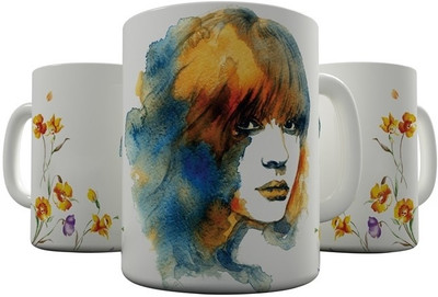

Shaildha WD12 Ceramic Mug(350 ml), Multicolor