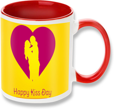 

PhotogiftsIndia happy kiss day 001 Ceramic Mug(325 ml)