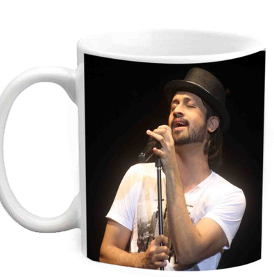 

Raj Laxmi Atif Aslam White Ceramic Mug(350 ml)
