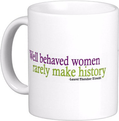 

Exoctic Silver Best Quoted Coffee 00007 Ceramic Mug(300 ml), Multicolor