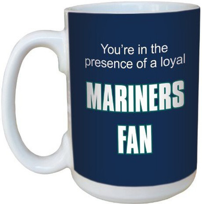 

Tree-Free Greetings Greetings lm44101 Mariners Baseball Fan Ceramic with Full-Sized Handle, 15-Ounce Ceramic Mug(60 ml), Multicolor