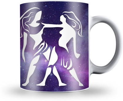 

Presto GEMINI Zodiac Sign Gift Coffee Ceramic Mug(330 ml), White