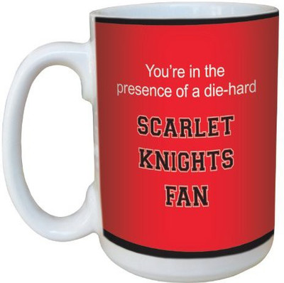 

Tree-Free Greetings Greetings lm44543 Scarlet Knights College Football Fan Ceramic with Full-Sized Handle, 15-Ounce Ceramic Mug(60 ml), Multicolor