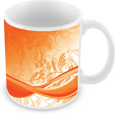 Sleep Nature's SN-MG-2476 Ceramic Mug(350 ml), Orange