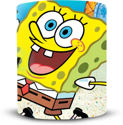 

Ackme Design cartoon characters, spongebob square pants Ceramic Mug(325 ml), Multicolor