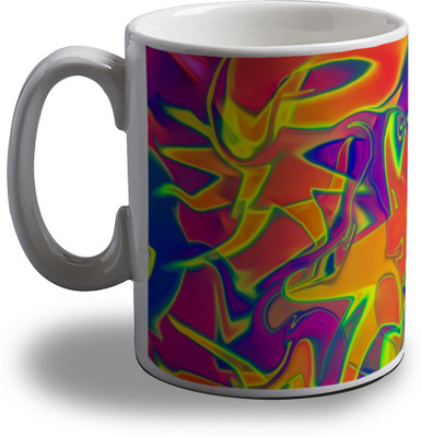 

Artifa Abstract Design Porcelain, Ceramic Mug(350 ml), Multicolor