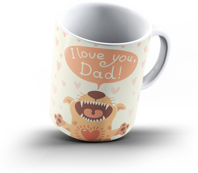 

Ucard Fathers Day717 Bone China, Ceramic, Porcelain Mug(325 ml)