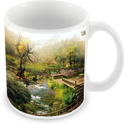 

Sleep Nature's SN-MG-1587 Ceramic Mug(350 ml), Multicolor