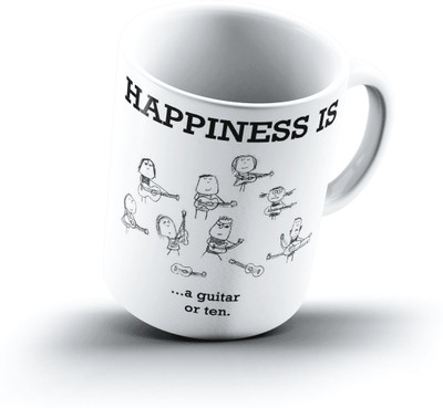 

Ucard Happiness Is1436 Bone China, Ceramic, Porcelain Mug(325 ml)