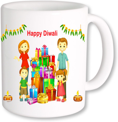

PhotogiftsIndia Happy Diwali 023 Ceramic Mug(325 ml), Multicolor