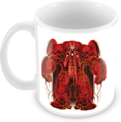 

Posterboy Avengers Red Officially Licensed Ceramic Mug(350 ml), Multicolor