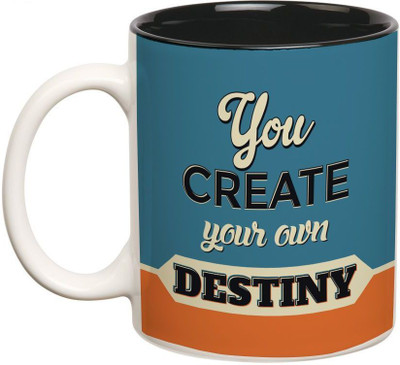 

Prithish You Create Your Own Destiny Double Color Ceramic Mug(330 ml)