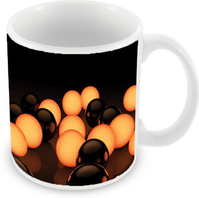 

Sleep Nature's SN-MG-1804 Ceramic Mug(350 ml), Multicolor