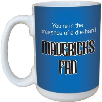 

Tree-Free Greetings Greetings lm44145 Mavericks Basketball Fan Ceramic with Full-Sized Handle, 15-Ounce Ceramic Mug(60 ml), Multicolor