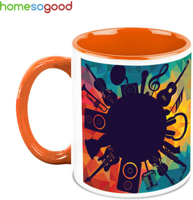 33% OFF on Homesogood The Nucleus Of Music Ceramic Mug(325 ml) 33% OFF on Homesogood The Nucleus Of Music Ceramic Mug(325 ml)