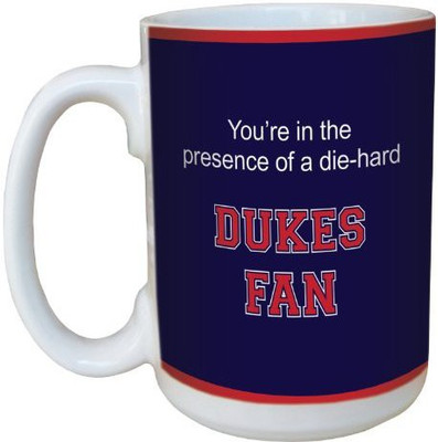 

Tree-Free Greetings Greetings lm44426 Dukes College Football Fan Ceramic with Full-Sized Handle, 15-Ounce Ceramic Mug(60 ml), Multicolor