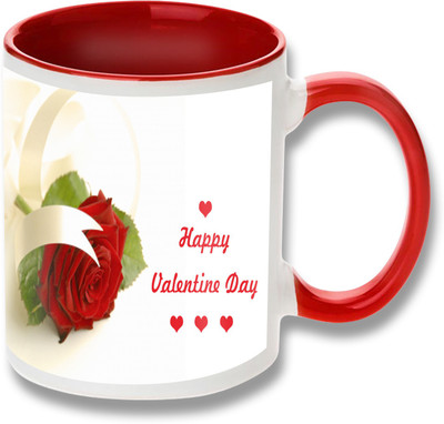 

Heyworlds happy valentine day gifts 102 Ceramic Mug(325 ml), Multicolor