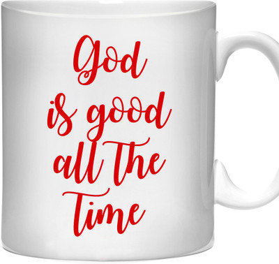 

Crackndeal 4TYREDROUND Ceramic Mug(300 ml), Red