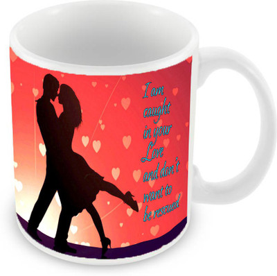 

Sleep Nature's SN-MG-1057 Ceramic Mug(350 ml), Red