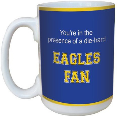 

Tree-Free Greetings Greetings lm44500 Eagles College Football Fan Ceramic with Full-Sized Handle, 15-Ounce Ceramic Mug(60 ml), Multicolor