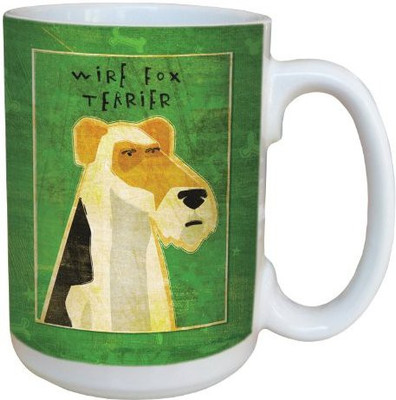 

Tree-Free Greetings Greetings sg43992 Wire Fox Terrier by John W. Golden Ceramic with Full-Sized Handle, 15-Ounce Ceramic Mug(60 ml), Multicolor